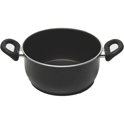 Ballarini Firenze Kochtopf m. zwei Griffen, Ø20 cm, Pfanne + Kochtopf, Schwarz Ballarini Firenze Kochtopf m. zwei Griffen, Ø20 cm, Pfanne + Kochtopf, Schwarz