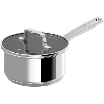 BergHoff Kochtopf HELIX 16, ø 16 cm / 1.5 L, Pfanne + Kochtopf, Silber, Schwarz BergHoff Kochtopf HELIX 16, ø 16 cm / 1.5 L, Pfanne + Kochtopf, Silber, Schwarz