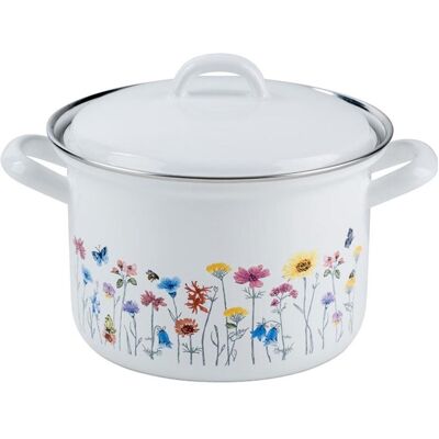 Kelomat Fleischtopf m.Deckel 16cm,1.5L, Pfanne + Kochtopf, Weiss Kelomat Fleischtopf m.Deckel 16cm,1.5L, Pfanne + Kochtopf, Weiss