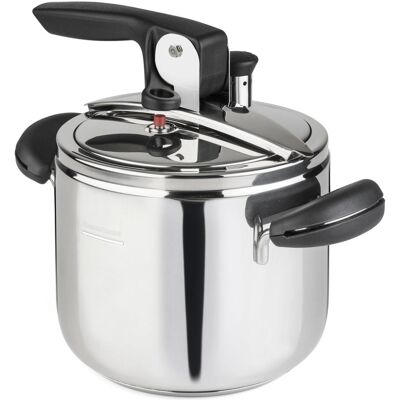 Barazzoni Schnellkochtopf 3.5L Amelia +, Pfanne + Kochtopf, Schwarz, Silber Barazzoni Schnellkochtopf 3.5L Amelia +, Pfanne + Kochtopf, Schwarz, Silber