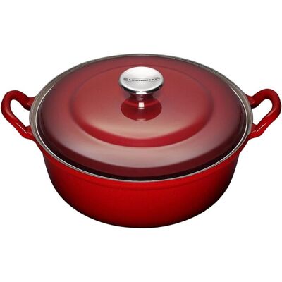 Le Creuset Creuset Faitout Braadpan 32 cm Kersenrood, Pfanne + Kochtopf, Rot Le Creuset Creuset Faitout Braadpan 32 cm Kersenrood, Pfanne + Kochtopf, Rot