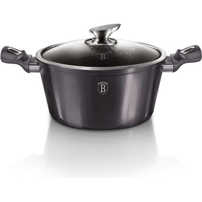 BerlingerHaus Casserole With Lid. 28 Cm. Carbon Pro, Pfanne + Kochtopf, Grau BerlingerHaus Casserole With Lid. 28 Cm. Carbon Pro, Pfanne + Kochtopf, Grau