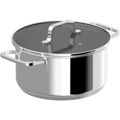 BergHoff Leo Kookpot 20 cm 1315079, Pfanne + Kochtopf, Silber BergHoff Leo Kookpot 20 cm 1315079, Pfanne + Kochtopf, Silber