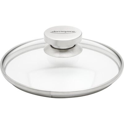 Demeyere Glasdeckel mit Edelstahlring 20cm, Zubehör Kochgeschirr, Transparent Demeyere Glasdeckel mit Edelstahlring 20cm, Zubehör Kochgeschirr, Transparent
