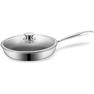 Maestro Patelnia z pokrywką 26cm MR-1216-26, Pfanne + Kochtopf, Silber Maestro Patelnia z pokrywką 26cm MR-1216-26, Pfanne + Kochtopf, Silber