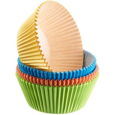 Westmark 80 Muffin Papier-Backförmchen, farbig, 4-farbig sortiert, Backform, Mehrfarbig Westmark 80 Muffin Papier-Backförmchen, farbig, 4-farbig sortiert, Backform, Mehrfarbig