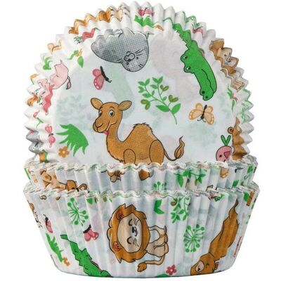 Demmler Muffin Backform Tierwelt 60 Stück, Materialtyp: Papier, Backform, Mehrfarbig Demmler Muffin Backform Tierwelt 60 Stück, Materialtyp: Papier, Backform, Mehrfarbig