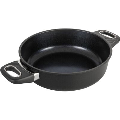 Gastrolux Bratentopf EVO Induktion flach ø 24 cm, Pfanne + Kochtopf, Schwarz Gastrolux Bratentopf EVO Induktion flach ø 24 cm, Pfanne + Kochtopf, Schwarz
