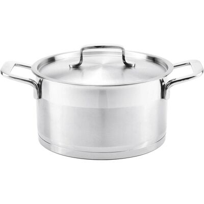 KRÜGER Kreta Bratentopf - Edelstahl, 1,3L, Ø16cm, Höhe 8cm - Bratentopf KRÜGER Kreta Bratentopf - Edelstahl, 1,3L, Ø16cm, Höhe 8cm - Bratentopf