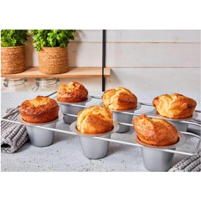 Birkmann Bakers Best Pop-Over 40 x 23.5 cm, Backform, Silber Birkmann Bakers Best Pop-Over 40 x 23.5 cm, Backform, Silber