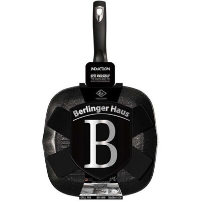 BerlingerHaus Granitpfanne 28cm Schwarz Silber - Bratpfanne BerlingerHaus Granitpfanne 28cm Schwarz Silber - Bratpfanne