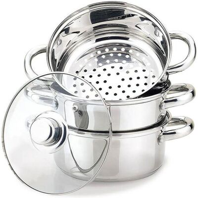 Maestro Feel-Maestro MR-2900-22, Pfanne + Kochtopf, Silber Maestro Feel-Maestro MR-2900-22, Pfanne + Kochtopf, Silber