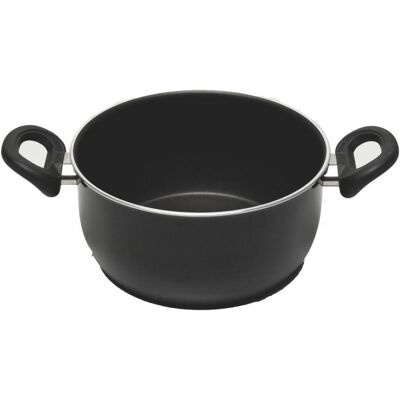 Ballarini Firenze Kochtopf mit zwei Griffen, Pfanne + Kochtopf, Schwarz Ballarini Firenze Kochtopf mit zwei Griffen, Pfanne + Kochtopf, Schwarz