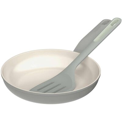 BergHoff Bratpfannen-Set Leo Balance 2-teilig, Moonmist 24 cm, Pfanne + Kochtopf, Grau BergHoff Bratpfannen-Set Leo Balance 2-teilig, Moonmist 24 cm, Pfanne + Kochtopf, Grau