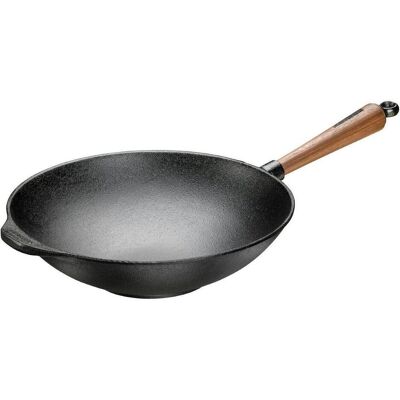 Skeppshult Gusseisen Wok Pfanne 30 cm Walnuss, Pfanne + Kochtopf, Braun Skeppshult Gusseisen Wok Pfanne 30 cm Walnuss, Pfanne + Kochtopf, Braun