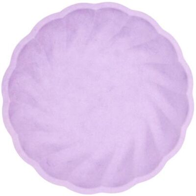 Amscan, Einweggeschirr, Teller Maxi Vert Decor rund lavendel Amscan, Einweggeschirr, Teller Maxi Vert Decor rund lavendel