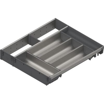 Blum Orga-Line Besteckeinsatz Facheinteilung Set ZSI.XXXKI4, NL 450mm, grau, Besteckkasten, Grau Blum Orga-Line Besteckeinsatz Facheinteilung Set ZSI.XXXKI4, NL 450mm, grau, Besteckkasten, Grau