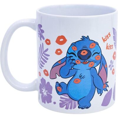 Stor STITCH & ANGEL - Love - Mug céramique 325ml, Tasse, Mehrfarbig, Blau, Rot, Weiss Stor STITCH & ANGEL - Love - Mug céramique 325ml, Tasse, Mehrfarbig, Blau, Rot, Weiss