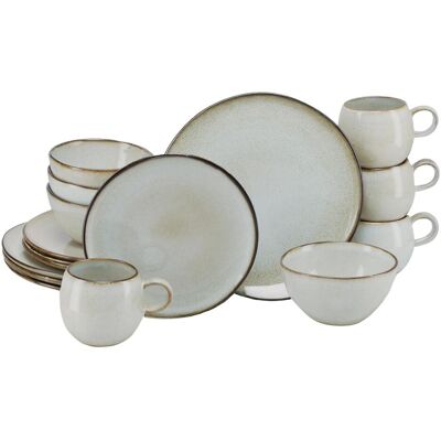 CreaTable, Geschirrset, Stone Town (16 Stk.) CreaTable, Geschirrset, Stone Town (16 Stk.)
