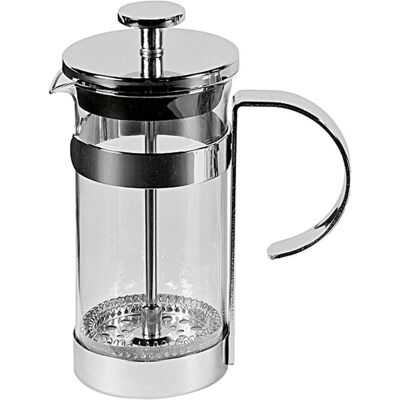 My Basics Kaffeebereiter 3 Tassen Glas/verchromt 350 ml, Kaffeebereiter, Silber My Basics Kaffeebereiter 3 Tassen Glas/verchromt 350 ml, Kaffeebereiter, Silber