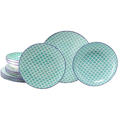 CreaTable Mediterran, Teller, Mehrfarbig CreaTable Mediterran, Teller, Mehrfarbig