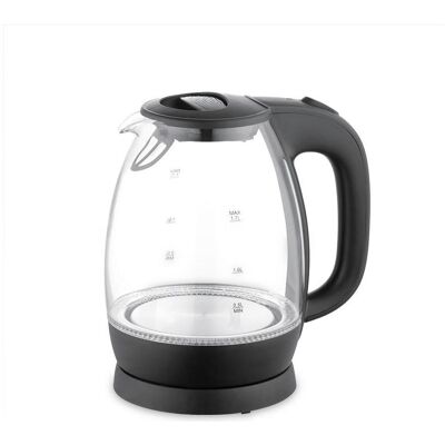 Maestro Czajnik elektryczny szklany 2200W MR-063-BLACK, Wasserkocher, Schwarz, Transparent Maestro Czajnik elektryczny szklany 2200W MR-063-BLACK, Wasserkocher, Schwarz, Transparent