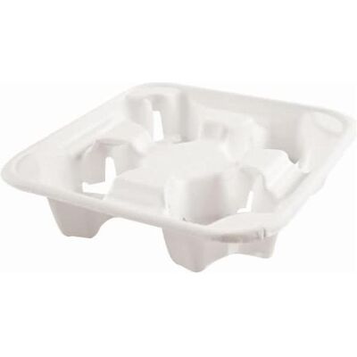 NATUREStar Bio Quattro Becherhalter - Umweltfreundlich, für 4 Becher NATUREStar Bio Quattro Becherhalter - Umweltfreundlich, für 4 Becher
