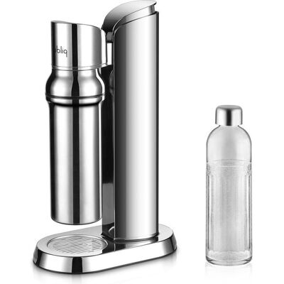 Bubliq glass carbonator - Rustfrit stl, Wassersprudler, Silber Bubliq glass carbonator - Rustfrit stl, Wassersprudler, Silber