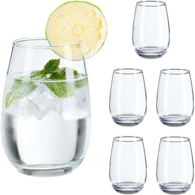 Relaxdays Trinkgläser, Trinkgläser, Transparent Relaxdays Trinkgläser, Trinkgläser, Transparent