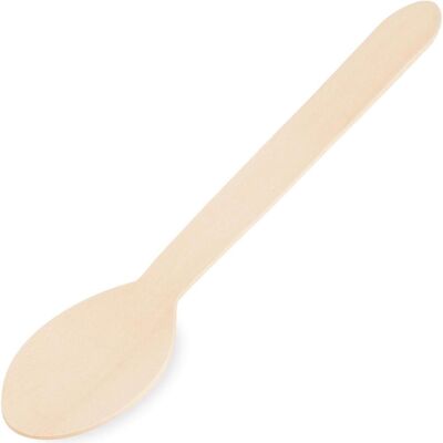 Wimex.eu, Einweggeschirr, Löffel aus Holz 16cm - 100 Stück (100x) Wimex.eu, Einweggeschirr, Löffel aus Holz 16cm - 100 Stück (100x)