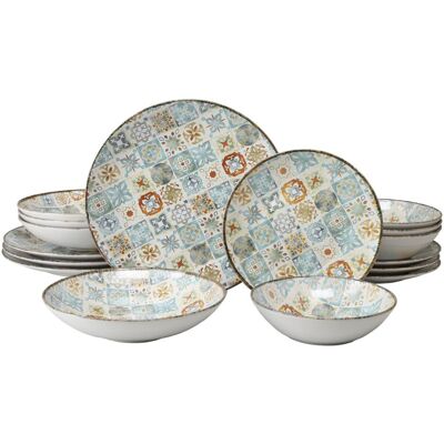 CreaTable, Geschirrset, Mosaik (16 Stk.) CreaTable, Geschirrset, Mosaik (16 Stk.)