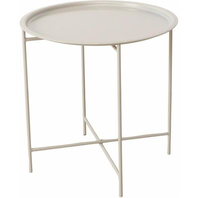 Boltze Home Rocko Tisch - Romantisches Beiget Metalldekor Boltze Home Rocko Tisch - Romantisches Beiget Metalldekor