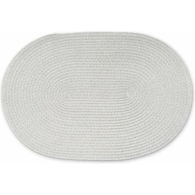 Continenta, Tischset, Oval Hellgrau 45 x 31 cm (45 x 31 cm) Continenta, Tischset, Oval Hellgrau 45 x 31 cm (45 x 31 cm)