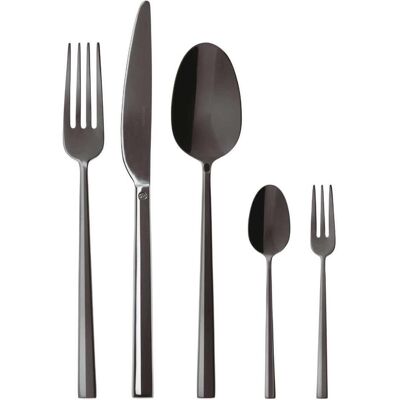 Rosenthal Besteck 60tlg.Vh. Rock Edelstahl/PVD 2Black, Besteck, Schwarz Rosenthal Besteck 60tlg.Vh. Rock Edelstahl/PVD 2Black, Besteck, Schwarz