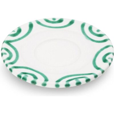 Gmundner Keramik Grüngeflammt Unterteller Espresso (Ø 11cm), Tasse, Mehrfarbig Gmundner Keramik Grüngeflammt Unterteller Espresso (Ø 11cm), Tasse, Mehrfarbig