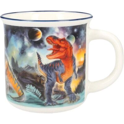 Depesche DINO World Becher GALAXY Porzellan 250ml, Tasse, Mehrfarbig Depesche DINO World Becher GALAXY Porzellan 250ml, Tasse, Mehrfarbig