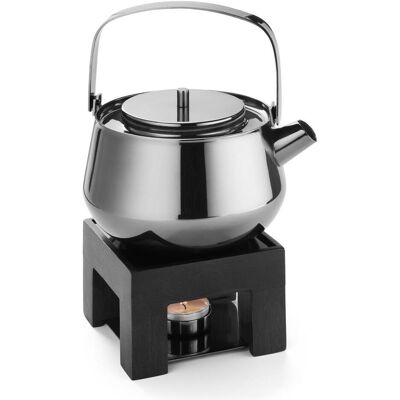 Philippi Teekanne, Teekanne Yoko mit Rechaud Set Inox ø11.8x17 cm (1 l) Philippi Teekanne, Teekanne Yoko mit Rechaud Set Inox ø11.8x17 cm (1 l)