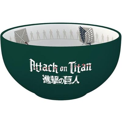 ABYstyle Attack on Titan -, Schüssel + Schale, Grün, Weiss ABYstyle Attack on Titan -, Schüssel + Schale, Grün, Weiss