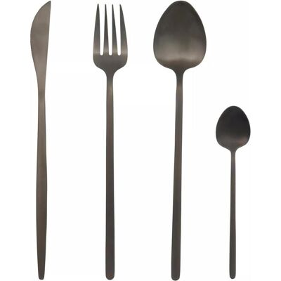 Salter BW12422EU7 16-Piece Cutlery Set, Besteck, Schwarz Salter BW12422EU7 16-Piece Cutlery Set, Besteck, Schwarz