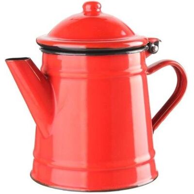 RodyTime Kaffeekanne Emaille rot 0,6L Ø 11 cm, Kaffeebereiter, Rot RodyTime Kaffeekanne Emaille rot 0,6L Ø 11 cm, Kaffeebereiter, Rot