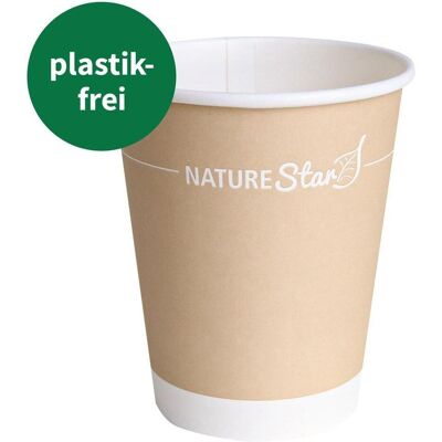 Naturestar, Einweggeschirr, Kaffeebecher fürs Altpapier (50x) Naturestar, Einweggeschirr, Kaffeebecher fürs Altpapier (50x)