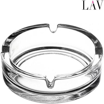 LAV, Aschenbecher, 2er-Set Glas ASCHENBECHER transparent stapelbar 10,6×3,4cm LAV, Aschenbecher, 2er-Set Glas ASCHENBECHER transparent stapelbar 10,6×3,4cm