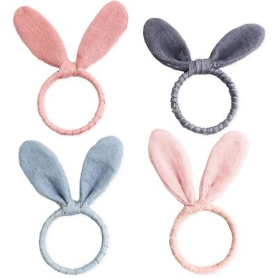 Papierdrachen, Serviettenringe, 4 Serviettenringe Musselin Pastell Hasenohren Set 01 (4x) Papierdrachen, Serviettenringe, 4 Serviettenringe Musselin Pastell Hasenohren Set 01 (4x)