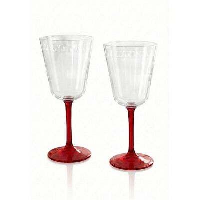 Hermia Forever Us Wine Glass Set (2 Pieces), Weingläser, Rot Hermia Forever Us Wine Glass Set (2 Pieces), Weingläser, Rot