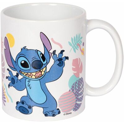 Stor Hawaiian Flower Tasse - 325ml Keramik - Offizielles Disney Stitch Geschenk Stor Hawaiian Flower Tasse - 325ml Keramik - Offizielles Disney Stitch Geschenk