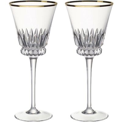 Villeroy & Boch Grand Royal Gold Weißweinkelch, Set 2tlg. Villeroy & Boch Grand Royal Gold Weißweinkelch, Set 2tlg.