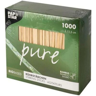 Papstar, Einweggeschirr, Rührstäbchen "pure" m (1000x) Papstar, Einweggeschirr, Rührstäbchen "pure" m (1000x)