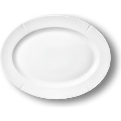 Rosendahl - GC Oval plate - White - 30x23 cm - 4 pcs., Teller, Weiss Rosendahl - GC Oval plate - White - 30x23 cm - 4 pcs., Teller, Weiss