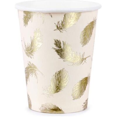 Partydeco, Einweggeschirr, Paper cups Lovely Swan, 260 ml (1 pkt / 6 pc.) Partydeco, Einweggeschirr, Paper cups Lovely Swan, 260 ml (1 pkt / 6 pc.)