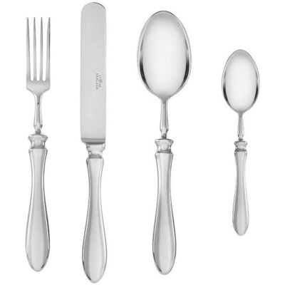 Gerlach Retro NK 21A Cutlery Serving Set with 68 Pieces 21AG01021APZEST68SDS1S101 Stainless Steel, Besteck, Silber Gerlach Retro NK 21A Cutlery Serving Set with 68 Pieces 21AG01021APZEST68SDS1S101 Stainless Steel, Besteck, Silber